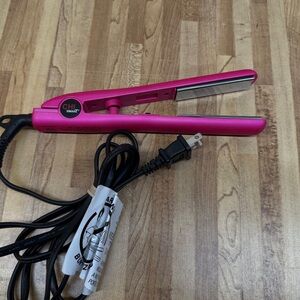 Chi Smart Titanium Ceramic Hot Pink Flat Iron Mini Travel Size Model:CS1080